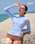 Poolside Zipper Rash guard